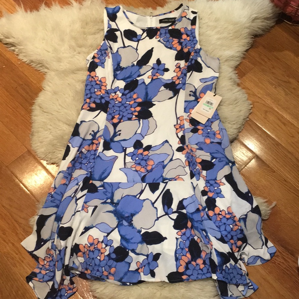 Printed Floral Flare Dress